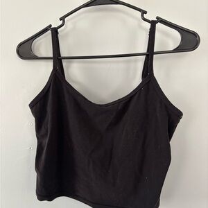 Aritzia Butter Essential Waist Cami Tank (Black size M, Bright White size M)